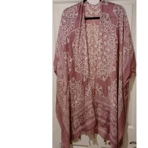 MODENA BEACH SWIM VEST COVERUP W/ TASSELS SWIMSUIT COVER WRAP TOP ONE SIZE FITS